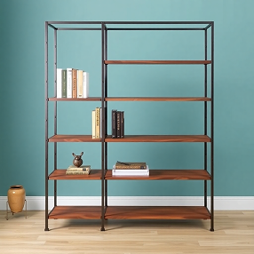 رف Industrial Bookshelf